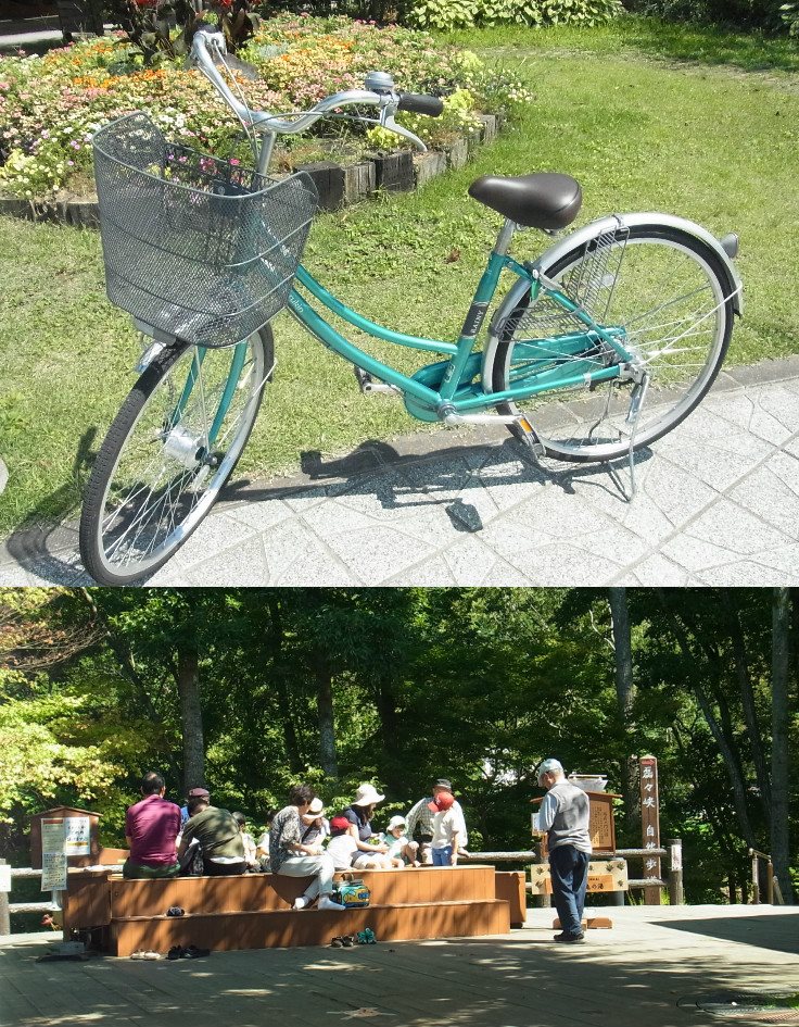 足湯・レンタサイクル