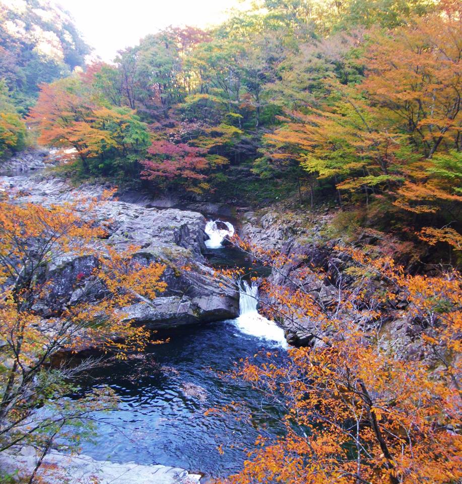 紅葉の美しい『釜淵』
