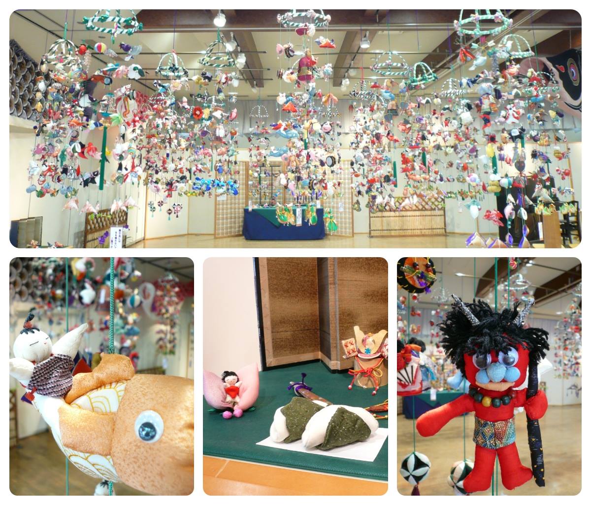 「五月を彩るつるし飾り展」が始まりました♪