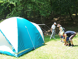 Tent site