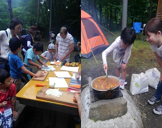 Camping with parents