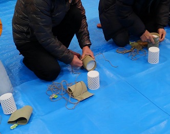 Mini Kadomatsu (New Years pine decoration) workshop